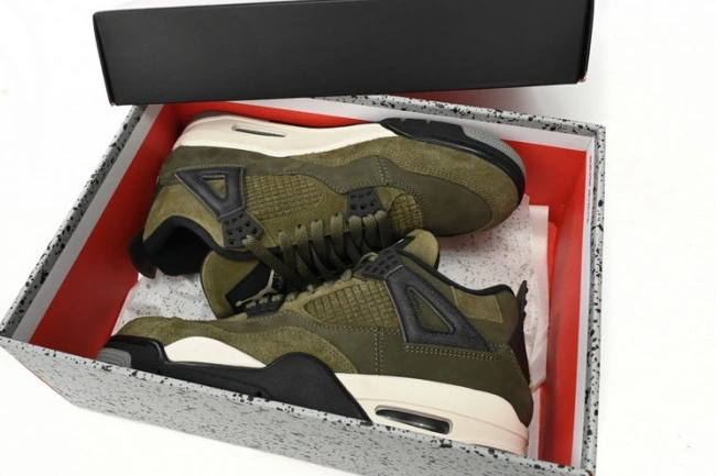 Rep Craft Jordan 4 Olive FB9927-200 Medium Air 0706